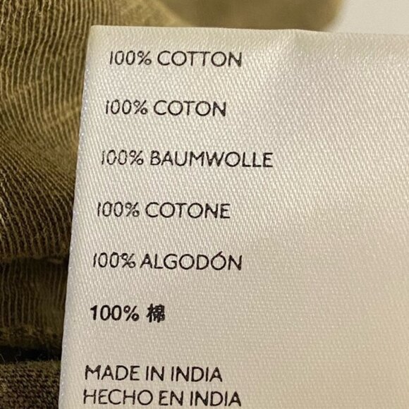 We the free snow drop Henley in olive green short sleeve cotton Medium - Picture 10 of 10